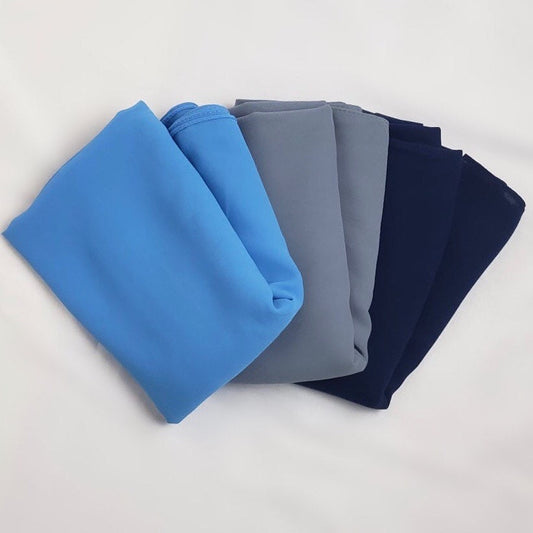 Georgette Hijab Box - Blueberry