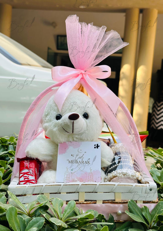 Adorable Teddy Gift Basket | GB-089