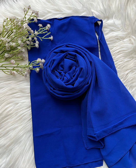 Hijab Naqab Set - Royal Blue